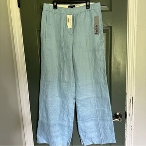NWT Jcrew linen pant size 8P